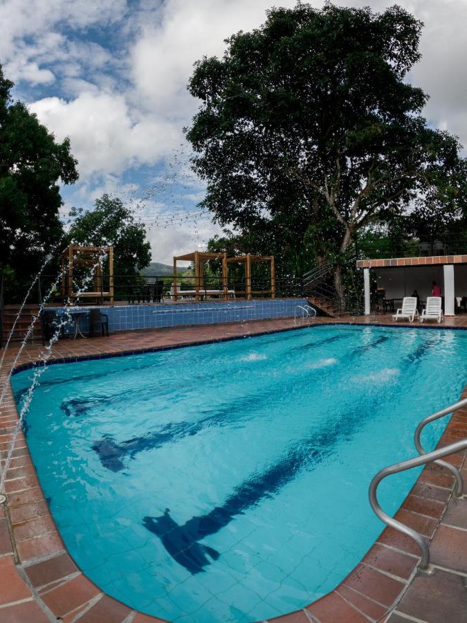El Tobogan Hotel En San Jeronimo Bagian luar foto