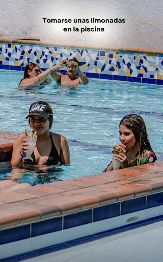 El Tobogan Hotel En San Jeronimo Bagian luar foto