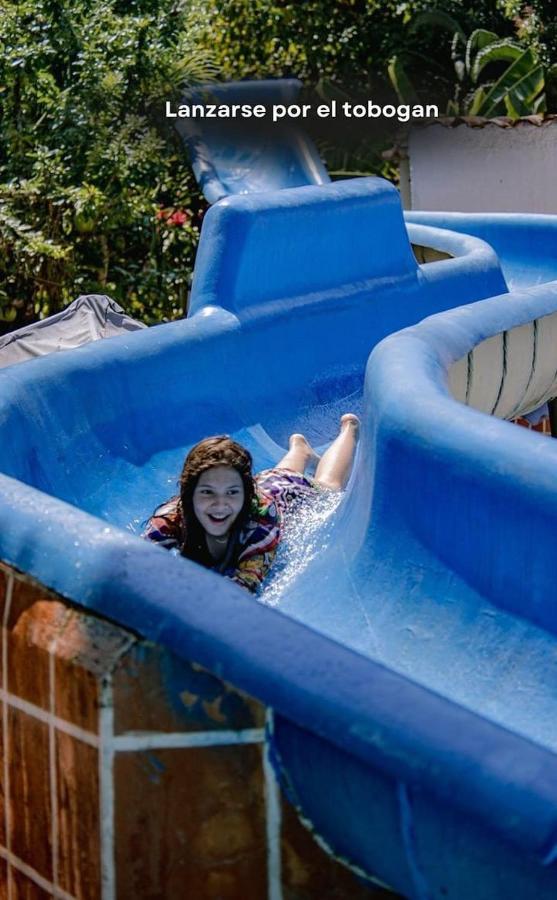 El Tobogan Hotel En San Jeronimo Bagian luar foto