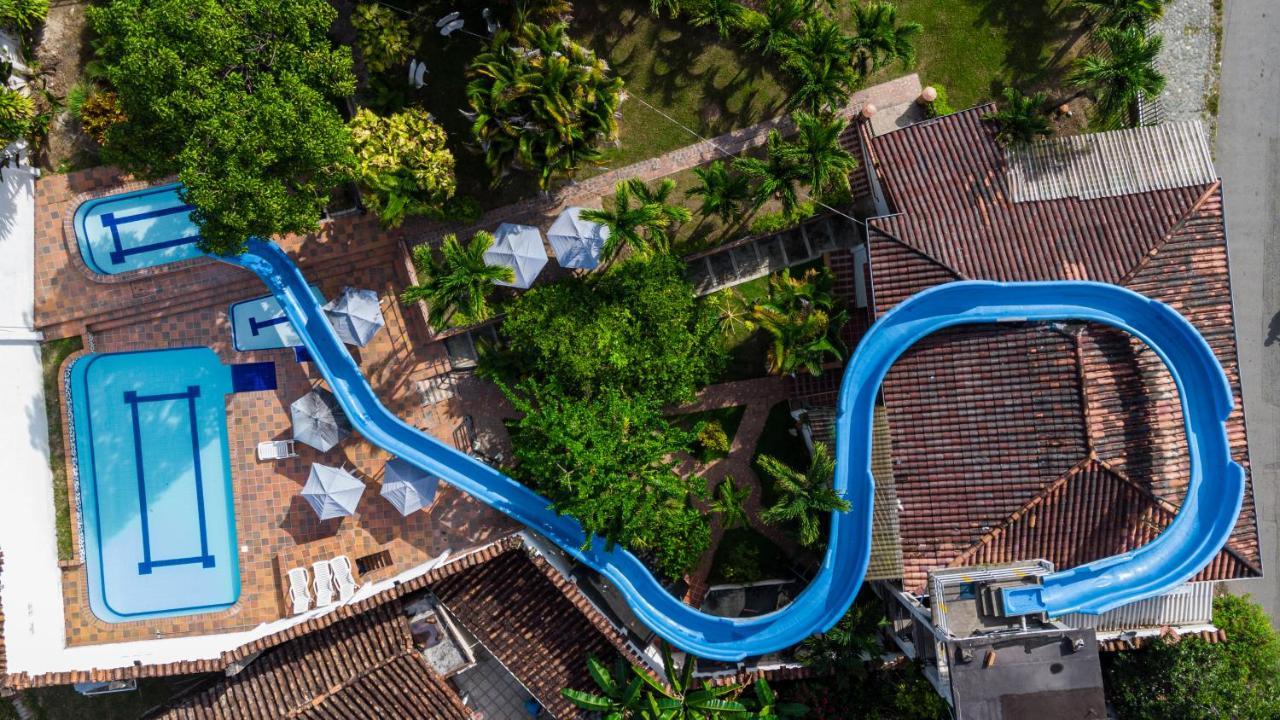 El Tobogan Hotel En San Jeronimo Bagian luar foto