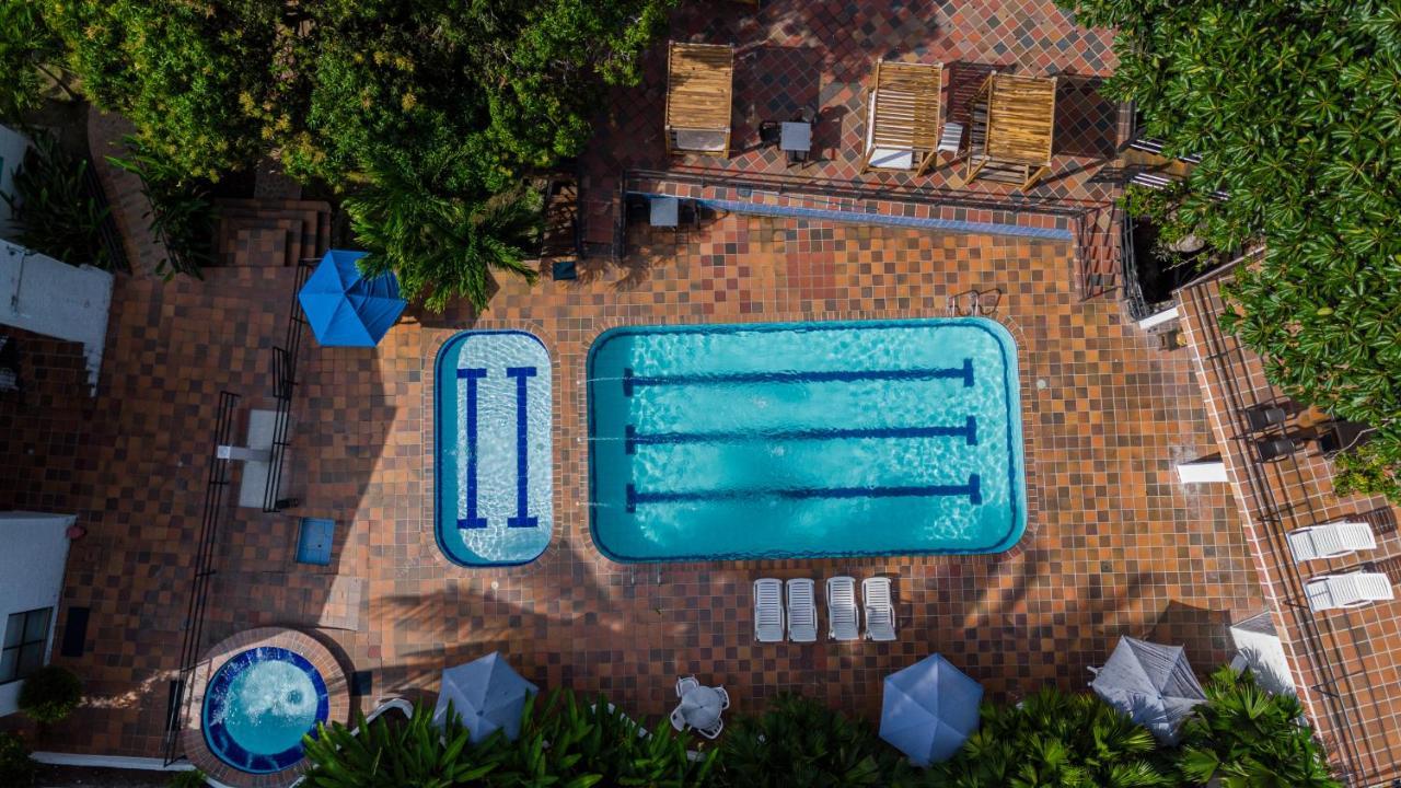 El Tobogan Hotel En San Jeronimo Bagian luar foto